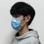 Ffp3 Reusable Disposable Non Woven Face Mask Breathable Bule Color