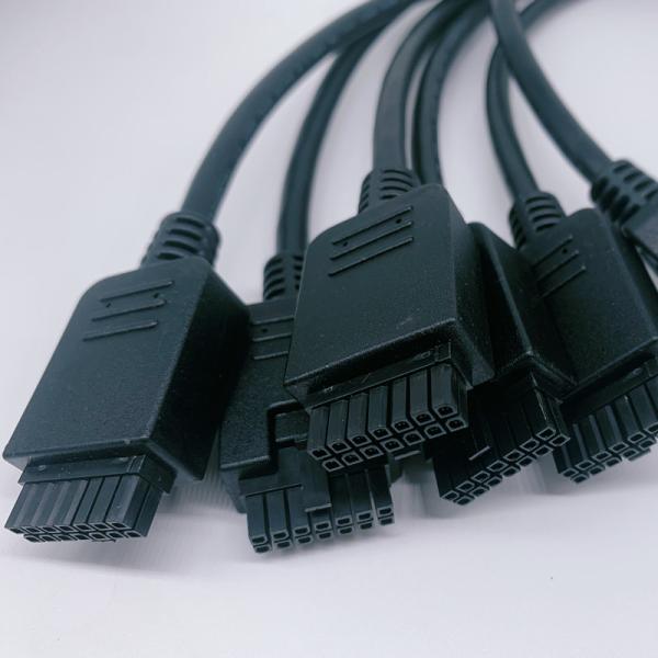 14 Pin Micro Fit 3.0 Overmolding Molded Cable Assembly UL20276 430251400 PVC