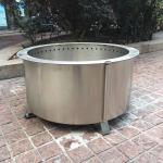 76cm Smokeless Fire Stove Double Wall Stainless Steel 30 Inch Round Fire Pit