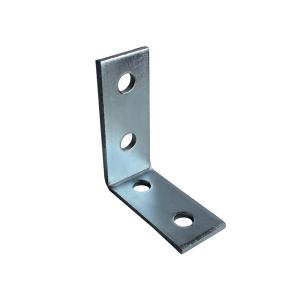 Wholesale 4 Hole 90 Degree Angle Strut Bracket L Shaped Wall Mount Galvanized 6mm from china suppliers