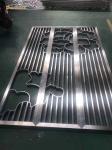 Color Mirror Stainless Steel Room Checkered Shape Divider Hotel Decoration