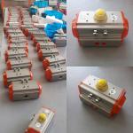 at Series Pneumatic Rotary Actuator Double Acting and Spring Return Aluminum