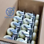 3 Inch 4 Inch Swivel Plastic Caster Wheels White Color Trolley Wheels With
