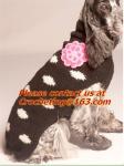 Knit Pet Sweater, Dog Knitting Wool jacquared Turtle neck Sweater Pet Winter
