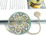 Gold Silver Metal Feather Bookmark Engraved