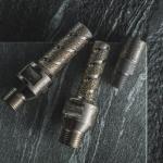60MM Length Silver Electroplated Finger Bit Diamond Drilling Tool for Granite