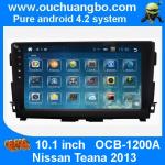 Ouchuangbo Nissan Teana 2013 android car media support gps navigation bluetooth