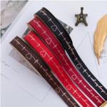 25 mm Customize Heart-warming Gold-stamped Thread Ribbon The Perfect Decoration