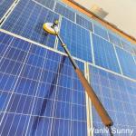 Photovoltaic Farms Washing Brush with Patented Micro-Gear Single-Head Rotation