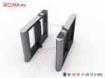 Stainless Steel Bi - Directional Turnstile Security Gates With Fingerprint