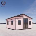 Prefab Foldable Portable Homes Collapsible Container House Wind Resistance