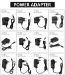 12V 2A AC DC Power Adapters Universal Power Supply 5.5x 2.1mm Wall Mounted US