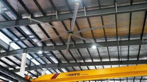 Wholesale Ceiling Mounted Metal Industrial Fan with 1200w DC Motor IP55 Protection 900m² Coverage Area from china suppliers