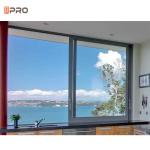 Swing Out Hinges 6063 Aluminium Slide Windows With Grills Outside Glass