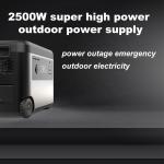 Lithium ion Batteries 2400W Camping Powerstation for Germany / 220V Portable