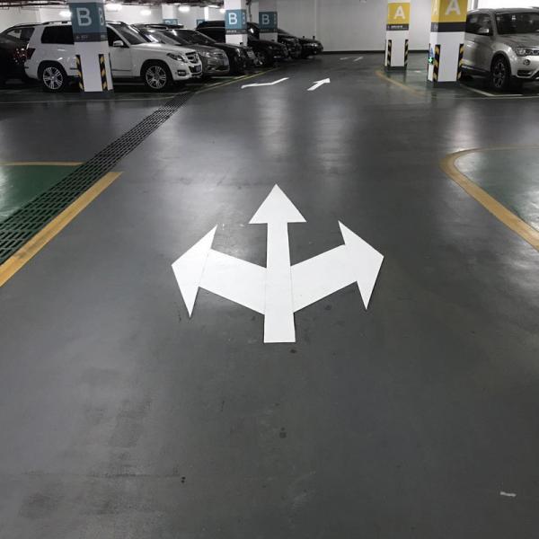Pre Formed Road Temporary Pavement Marking Tape Arrow Warning Concrete Marking