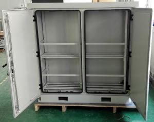 China SU304 Temperature Control Outdoor Stainless Steel Cabinets Anti smoke Anti corrosion Powder Coating on sale