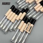 Concealer Tube Packaging With Sponge Brush Applicator For Eye Circles Facial