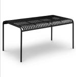 5 Star Hotel Minimalist Style Outdoor Black Dinning Table For 6