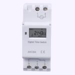 Electrical Lead Rail ABS Digital Timer Switch 220V 30A 36*66*82mm