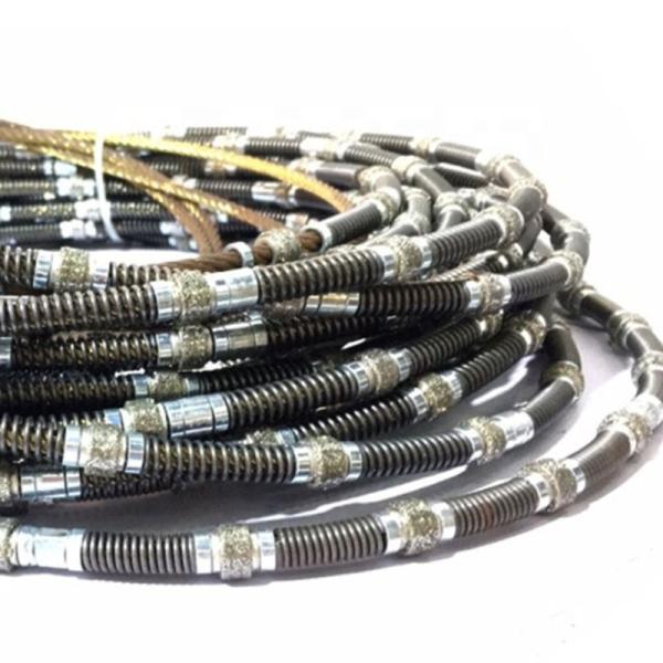 8.8mm Fast Cutting Diamond Cutting Wire Quarry Diamond Wire Saw For Cutting