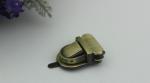 Eco-Friendly Material Handbags Hardware Anti Brass Push Lock For Bag