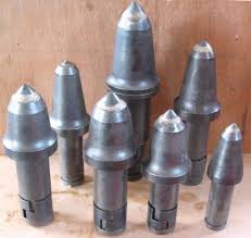 Foundation Drilling Tool Tungsten Carbide Picks Teeth Conical Round Shank Bit