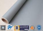 Oil Pipeline Insulation Silicone Coated Fiberglass Fabric Material 0.4 MM