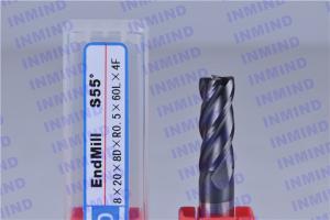 Wholesale Tungsten Carbide Corner Radius End Mill with 4 Flute 25 mm Flute Length from china suppliers