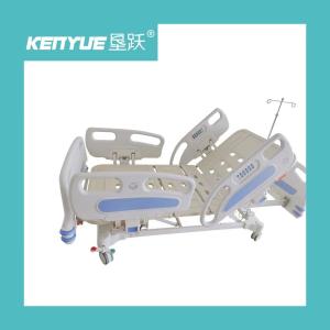 Wholesale Blue Adjustable Electric Hospital Bed Five Function Hospital Bed from china suppliers