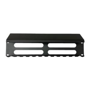 Wholesale 2U Network Cabinet Accessories Horizontal Plastic Cable Manager - Finger Duct With Cover - Server Rack Cable Management from china suppliers