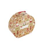 Lightweight Round Small Cardboard Suitcase Boxes For Christmas
