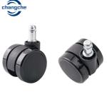 Custom 10 inch Wheel PU Trolley Castor Wheels For Gaming Chair