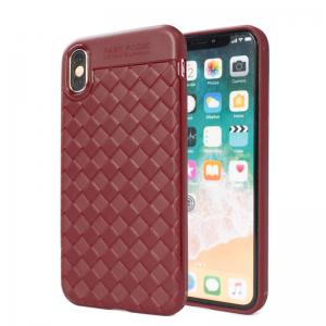 China New Arrival Braided Weave Pattern TPU Soft Silicon Mobile Phone Case for iphone X on sale