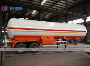 China 2 Axle  40.5M3 20MT  Tank Semi Trailer For LPG Transportion tanker semi trailer on sale