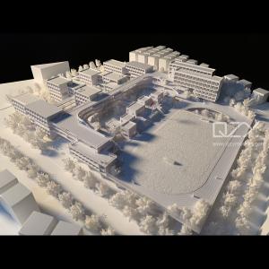 Wholesale HUAYI 1:500 Architectural Section Model Real Estate Scale Model Jihua School from china suppliers