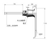 Keyless 304 Stainless Steel Handle Lock Powder Coated ISO Certificate