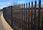 Powder Coated Ornamental Steel Palisade Fencing European Style For Garden