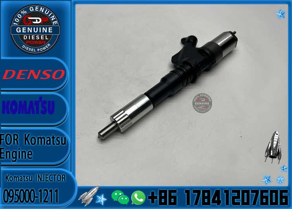 Diesel Fuel Injector 095000-1210 095000-1211 6156-11-3300 For KOMATSU