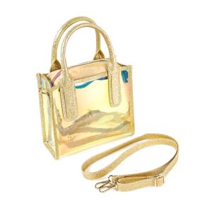 Wholesale Transparent Iridescent TPU Waterproof Beach Bag With Shoulder Strap from china suppliers
