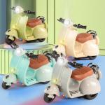 Finished Goods Children's Dazzling Electric Motorcycle Toy 360 Rotating Swinging