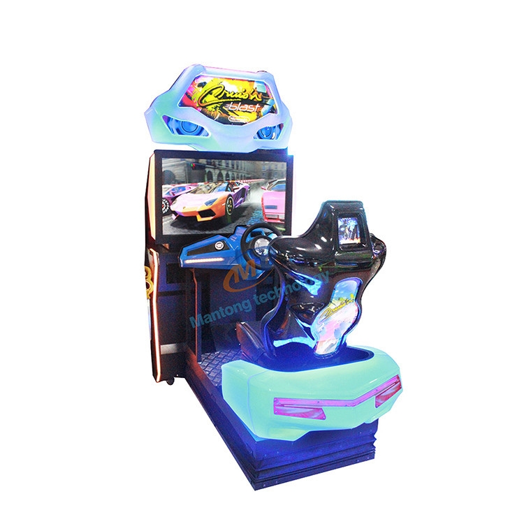 Coin-operated game machine entertainment game racing game machine