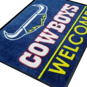 Wholesale 40*60cm Personalised Offices Rubber Backed Entrance Mats 1.2 To 1.5mm Thick from china suppliers