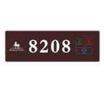 DND Switch Glass Panel Door Bell Hotel Door Lock Accessories