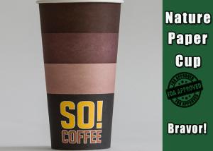 Wholesale Printed 22 Oz Recyclable Paper Cups Double Wall For Hot Coffee Drinking from china suppliers