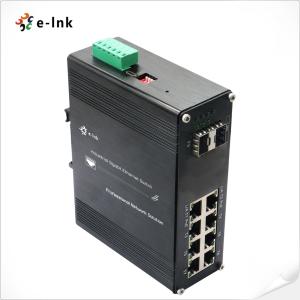 Wholesale Industrial Managed Network Switch 8 Port 10/100/1000T 802.3at PoE + 2 Port 1000X SFP from china suppliers
