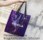Mirror Shiny PVC Shopping Bag,Wholesale Custom Printed Waterproof Transparent