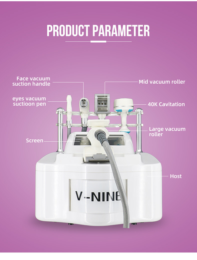 Vacuum Roller Slimming Machine 360 V9 velabody Cavitation Vacuum RF Machine