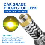 1100LM 11W AC DC Ba20d H4 H6 H6M HS1 Ceramic COB Motorcycle Headlight Bulb High
