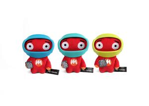 Wholesale Plush Durable Dog Toys With Squeakers Super Strong Mello Red Blue from china suppliers